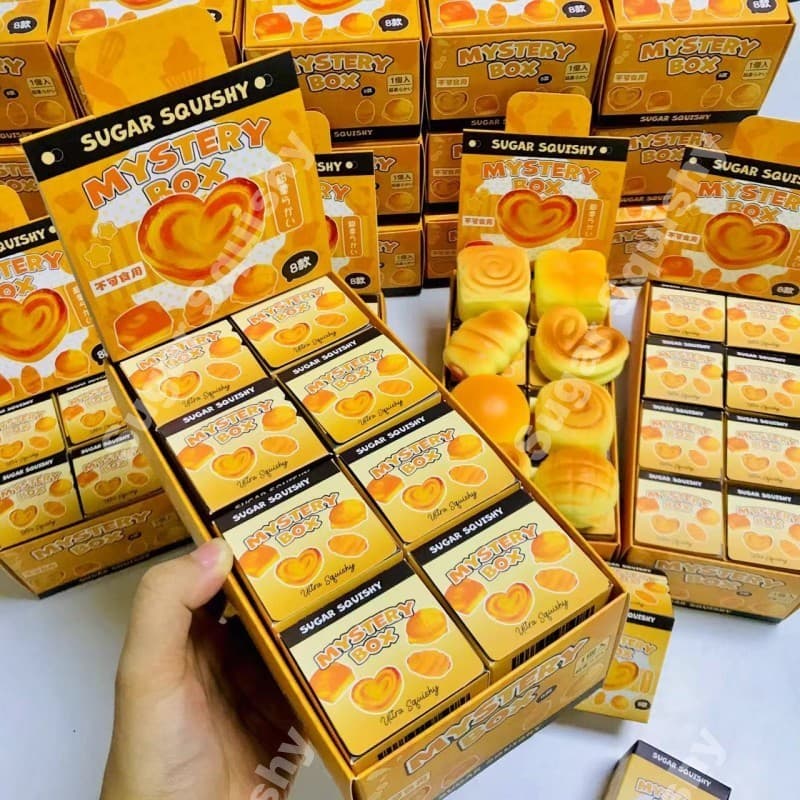 Sugar Squishy Bread Blind Box 8 ชิ้นชุด Slow Rising Squishy