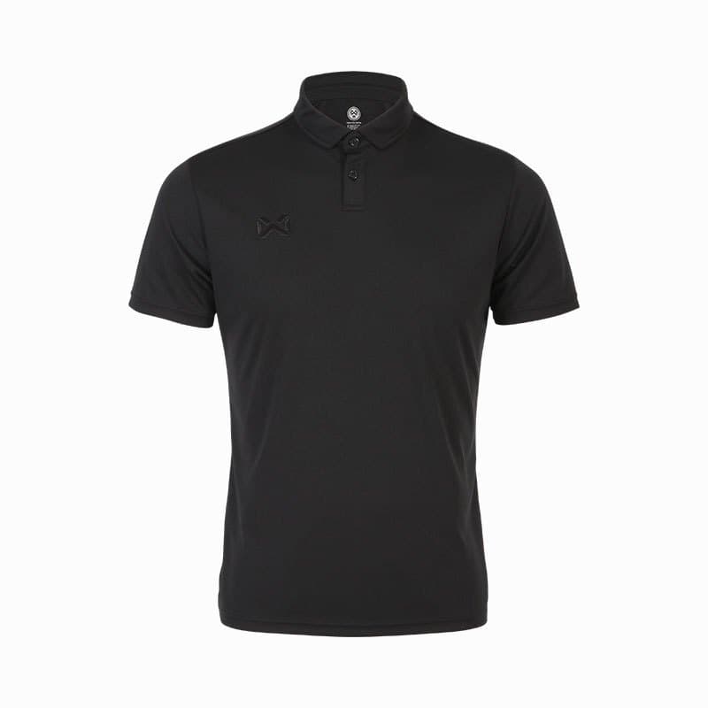 WARRIX เสื้อโปโล PIN BLACK COLOR (WA-232PLACL34)